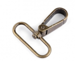 Karabiner aus Metall 39 mm Fädelloch,gold metall